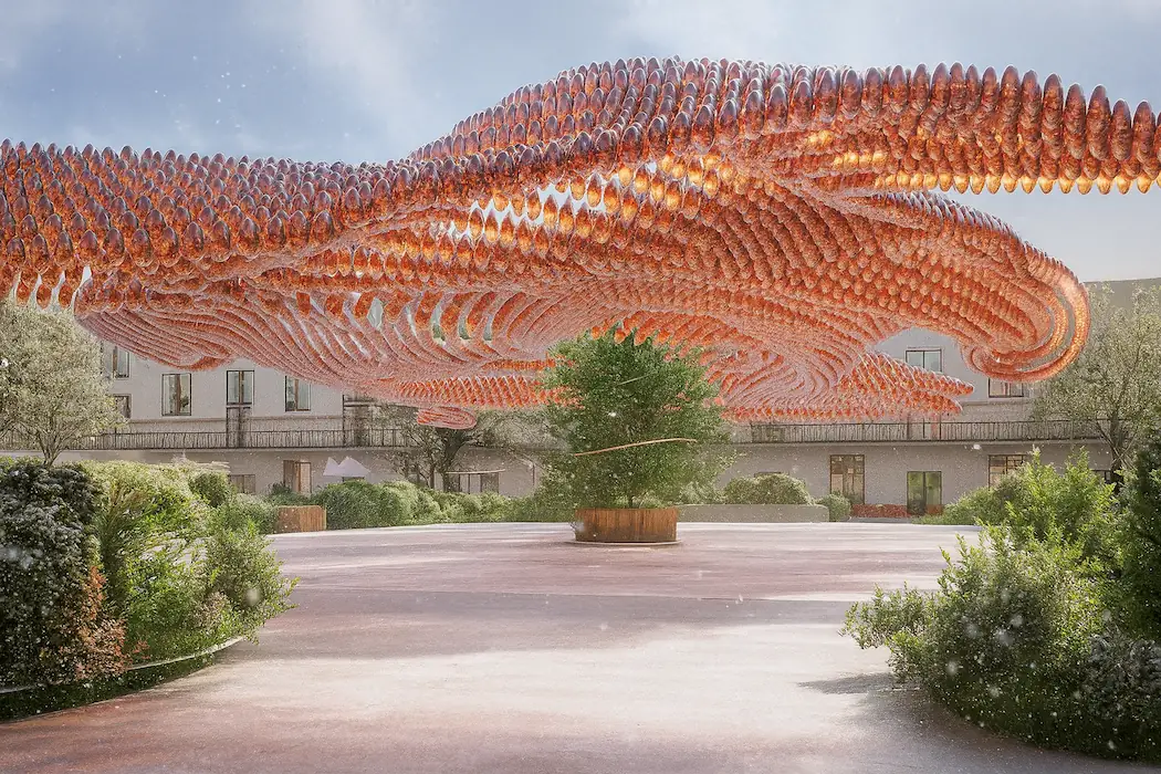 Render Parque en invierno en noscu